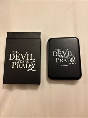 Newly released Prada Lighted Compact Mirror - Black & Silver NIB